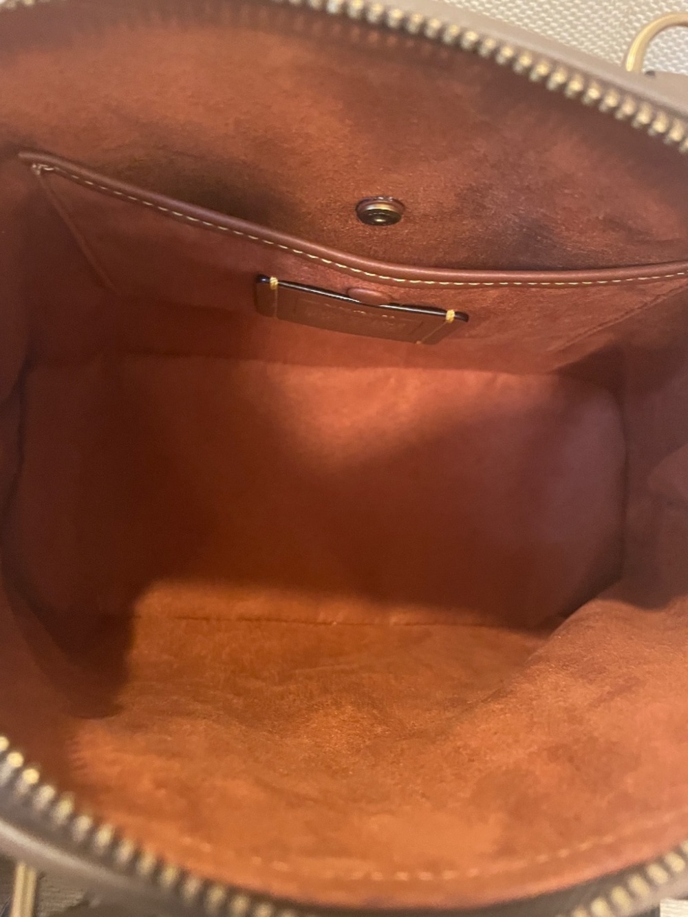 Coach Revel in Stone Leather NWT - Picture 12 of 13